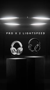 Tai nghe chơi game không dây PRO X 2 LIGHTSPEED - Âm thanh vòm DTS 2.0 màng loa Graphene 50 mm Cần mic có thể tháo rời Bluetooth/USB/Jack 3.5 mm tương thích PC PS5 PS4 Switch