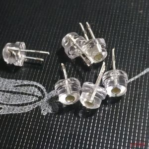 Foot Watt Dip Led White LED Lamp Beads Light-Emitting Diode Highlight 0.5 Watt 5mm Direct Plug Flashlight Lighting Warm