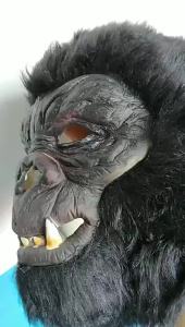 King Kong Mask Horror Animal Gorilla Monkey Mask Novelty Halloween Cosplay Costume Headgear Animal Party Chimp Full Head Mask