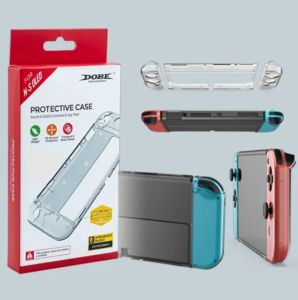DOBE TNS-1133B Nintendo Switch OLED Crystal Protective Case PC Material All-Around Protection