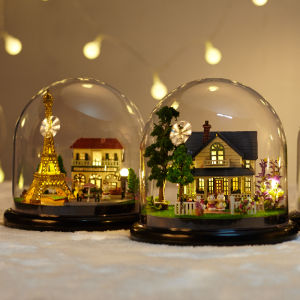 Cute Room DIY Small House Handmade Mini Book 3d 3d Puzzle Model Miniature Scene Decoration Assemble Model