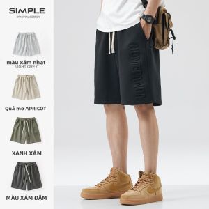 Hansca | Summer Heavyweight Sport Shorts For Men Black 5inch