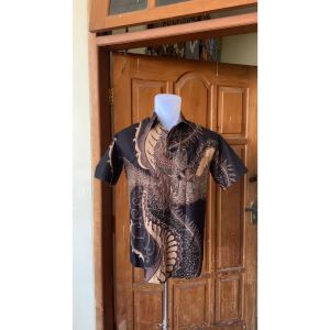 Jayabaya Batik LUMINTANG Kemeja Katun Lengan Pendek