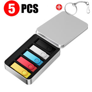 Jaster | 5pieces Boxed Packaging Metal USB 2.0 Flash Drives 64GB Free Custom Logo Business Gift Pen Drive 16GB USB Stick Holiday Gifts