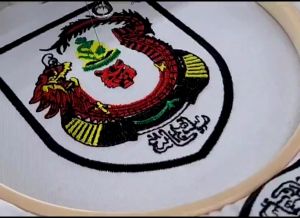 Pertubuhan Silat Seni Gayong Malaysia PSSGM Lencana Embroidery Sulam patch