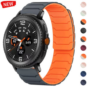 Magnetic Loop Band for Samsung Galaxy watch 8 40mm 44mm 8 classic 46mm Silicone Sport Bracelet correa Galaxy watch 8 Wrist Strap