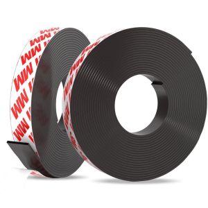 Magnetic Tape 1M/5M Magnet Tape Roll (2cm Wide x 1M/5M Long) with 3M Strong Adhesive Backing. Perfect for DIY Art Projects whiteboards & Fridge Organization