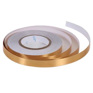 Self-adhesive 1 roll 50 meters long x 1 cm wide floor gap stickers beautiful sewing stickers wardrobe cabinet door frame decorative stickers gold and silver stickers
