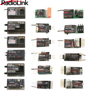 Radiolink R12DSM R12DS R9DS R8SM R8EF R8FM R8F R7FG R6DSM R6DS R6FG R6F R4FG R4F 2.4G RC Đầu Thu Tín Hiệu Cho AT9S Bộ Phát Kim Loại