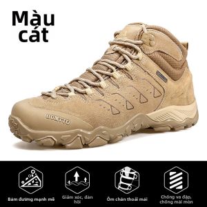 HUMTTO | Giày Bảo Hộ Nam Chống Trượt Chống Thấm Nước