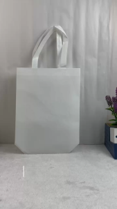 28Lx33Hx10W RPET Non Woven Bag Ultrasonic A4 size doorgift printing custom shopping recycle grocery reusable goodies