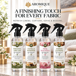 Aromique Luxe Linen Collection VS Inspired Room & Linen Spray Disinfectant Antibacterial Odor Neutralizer Air Freshener