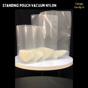 ( 20 Lembar ) STANDING POUCH VACUUM NYLON - KEMASAN PLASTIK CAIRAN