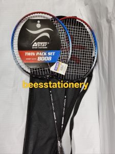 Astar 8008 TWIN PACK 2 IN 1 BADMINTON RACKET