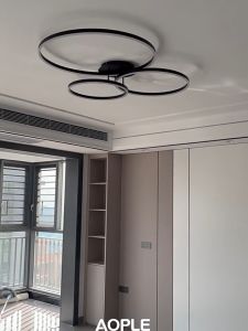 Nordic Minimalist Living Room Light Ceiling Lights for Bedroom Chandelier Tri Color Dining Corridor Lights