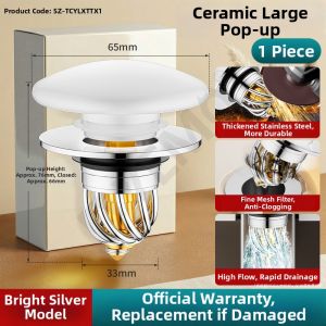 YEMO | Anti-Bug Anti-Odor Press Down Sink Plug