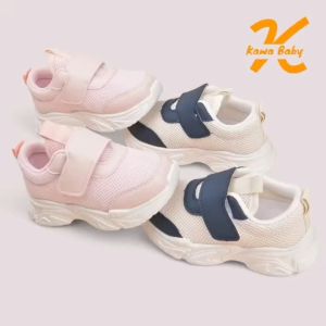 Sepatu Sneakers Anak Laki-Laki Perempuan Model Jaring Usia 1 sampai 3 Tahun Bisa COD