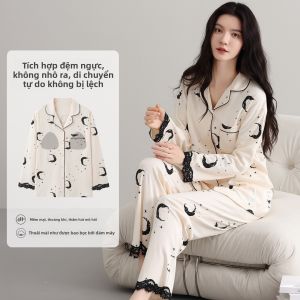 Áo ngủ nữ MiiOW Catman bằng cotton dài tay rộng rãi