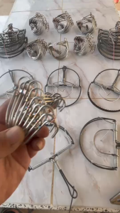 กับดัก 6นิ้ว ((มีฟัน)) โมพร้อมใช้ (สแตนแลส 100%) ใช้งานง่าย แข็งแรงกว่า