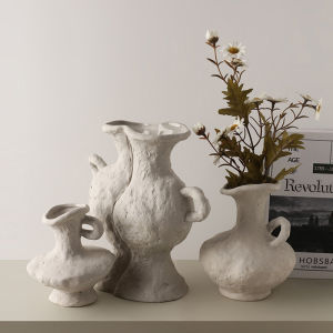 Retro Nostalgia Ceramic Flower Vase from Jingdezhen Homestay Decorative Item Soft Texture Home Interior Decoration