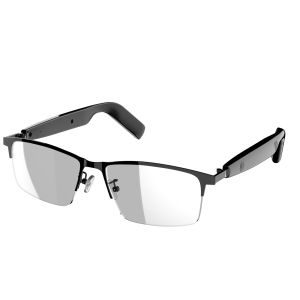 SG-17 Smart Semi-Rimless Open-Ear Stereo Sound Lightweight Frame All-Day Comfort  Bluetooth Headphones Glasses