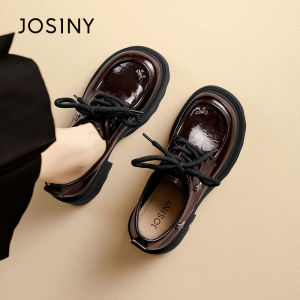 Josiny | Thick Sole Loafers Spring Summer English Style Butterfly Mary Janes Womens