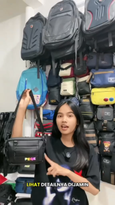 Tas Sling Bag Pria 3 in 1 PEGE Finn Bahan Waterproof AntiAir untuk Aktivitas Harian - PG 9041