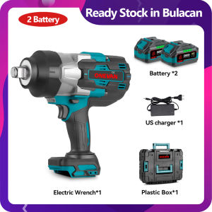 🔥Bulacan Stock🔥3500N.M Brushless Electric Impact Wrench 3/4 inch Cordless Electric Wrench Truck Car Repair Tools High Power Tools For Makita 18V Battery