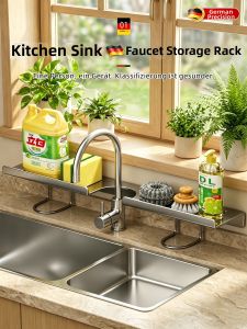 TAOKOU | No-Drill Water Storage Organizer Shelf