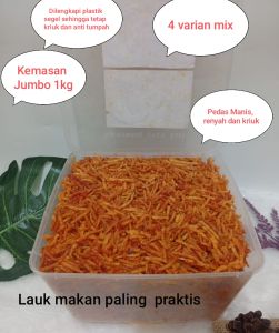 Kentang Mustofa Pedas Manis 1Kilogram/Kentang Mustofa Original/Kentang Mustofa Teri