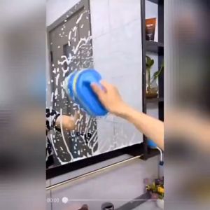 Sikat Kamar Keramik Mandi Kaca Dengan Handle Sikat Dapur Pembersih Porselen WC Sponge Brush Keramik Kamar Mandi