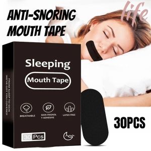30PCS Anti Snoring Mouth Tape: Nighttime Sleeping Mouth Breathing Improvement Reduce Dry Mouth