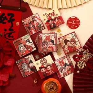 Mini Wedding Red Envelope Personalized Creative Vintage Style Groom Pickup Door Blocking Ceremony Novelty Celebration Gift