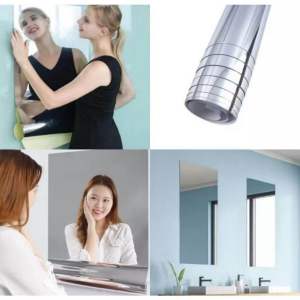 Stiker Cermin L122CmxP50Cm Bahan Tebal Best Seller High Kuality Telah Memiliki Lem