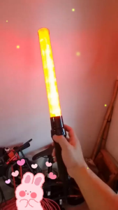 AKIRO MALAYSIA 54CM Safety Baton Glow Stick LED Traffic Safety Vest Belt Baton Flash Warning Baton Light Stick Lampu Stik Trafik 指挥棒