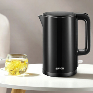 Supor | Anti-Tilt Anti-Overflow Insulated Electric Kettle