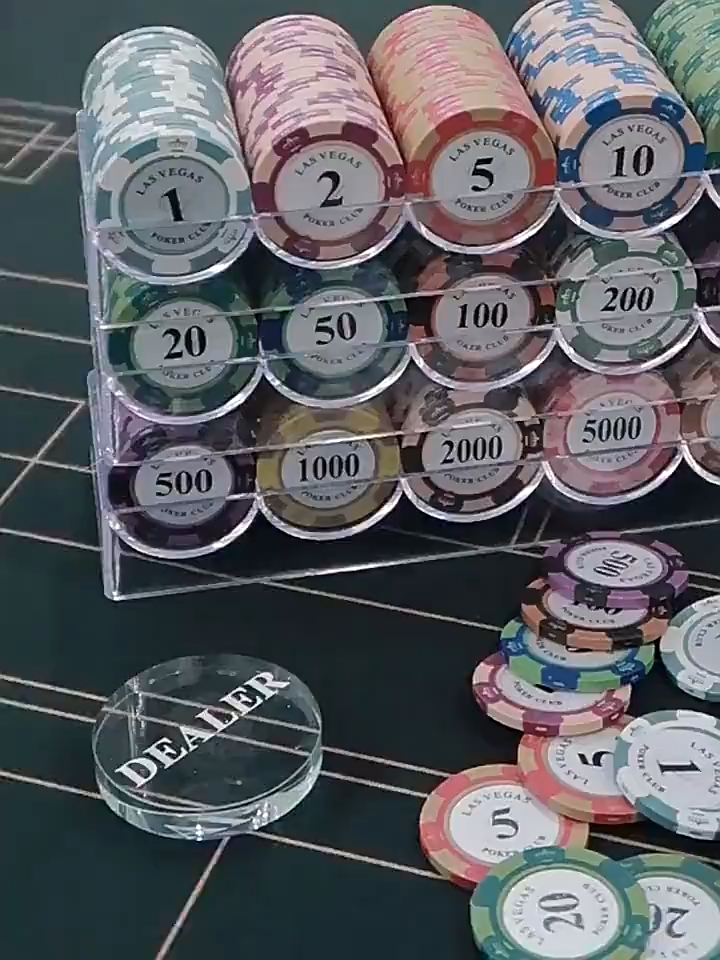 Professional Texas Poker Chips 500pcs Game Set Card Game with Aluminium Case Texas Holdem 筹码 德州扑克筹码Texas Poker Chips