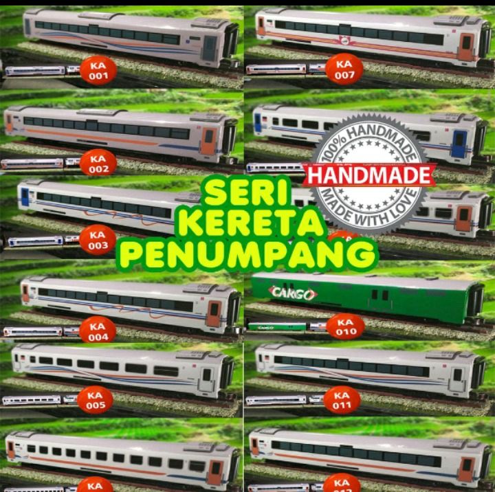 Miniatur Gerbong Kereta Api Indonesia Lazada Indonesia