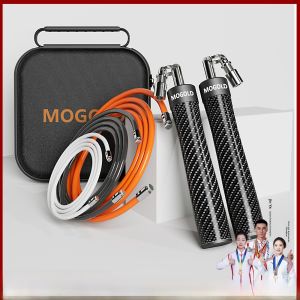 Mogold Professional Jump Rope for Adults Fitness Boxing Fat Burning Training High End Jump Rope 4mm 6mm 8mm Bearing Jump Rope