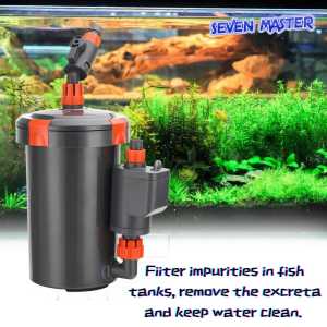 Seven Master 4W 6W Ultra-Quiet Aquarium Filters External Pump Aquarium Filter Bucket Silent Filter Barrel for Aquarium Tank