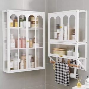 ZHUOLESHI | Wall-mounted Multi-functional Bathroom Storage Cabinet