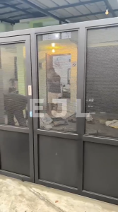 pagar rumah bukaan geser model terbaru dengan besi kokoh