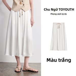 Toyouth | Chân Váy Xòe Dài Trung Bình Phong Cách Boho