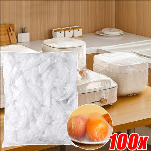 10-100pcs Large Thickened Plastic Dustproof Cover / Disposable Food Cover / Transparent Small Appliance Dust Covers for Air Fryer Oven Rice Cookers Food