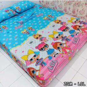 Sprei Resleting 100x200x5 100x200x10 100x200x15 100x200x20 Sarung Kasur Busa Single Bahan Microtex