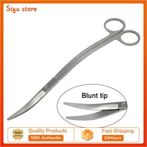 GREATLH Nasal Tissue Scissors Nose Tissue Removal Septa Scissors Stainless Steel Nose Cosmetic Surgical Instrument