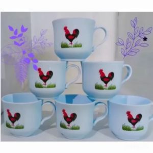 CANGKIR AYAM JAGO TORONTO 12 PCS / GELAS MURAH / CANGKIR PLASTIK / GELAS MINUM / GELAS CANGKIR KOPI