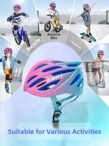 MONLEYTA | German Childrens Bicycle Helmet Riding Equipment Boys Girls Teenagers Road Mountain Bike Safety Breathable Single Speed Bike
