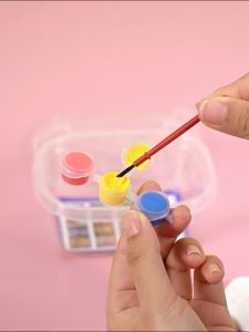 LAKOE Diy Melukis Boneka Gypsum Alat Lukis Mewarnai Patung Gipsum Kartun Kit