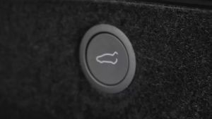For Tesla 2019- Model 3 Highland 2024 Model Y Juniper Carbon Fiber Rear Trunk Switch Prompt Circle Trim Sticker Car Accessories